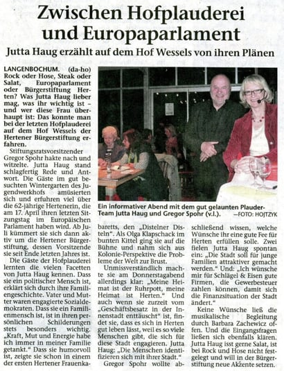 Hertener Allgemeine 29.3.2014