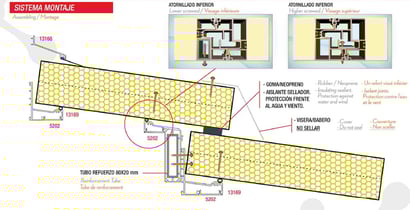 Techo panel aluminio Vitoria