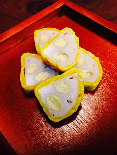 からし蓮根おつまみ