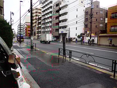 黒酢の寿司京山　店頭　地図