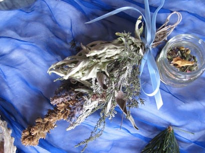 Räucherbündel. Bild: Caminada