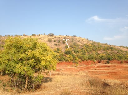 龍樹山　中腹に龍樹寺