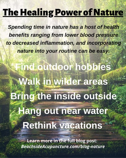The Healing Power of Nature on the Beachside blog