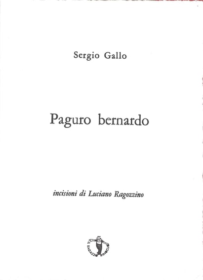 frontispizio stampato tipograficamente in nero