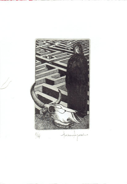 acquaforte/acquatinta originale di Luciano Ragozzino