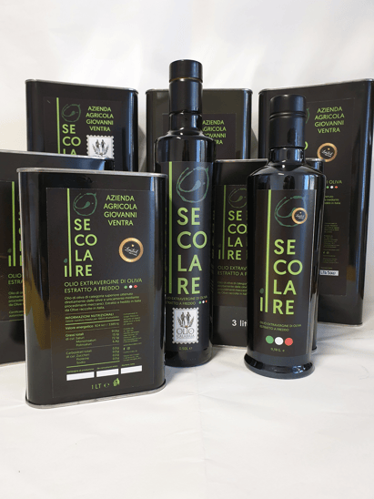 Confezioni Olio extravergine  di oliva il secolare