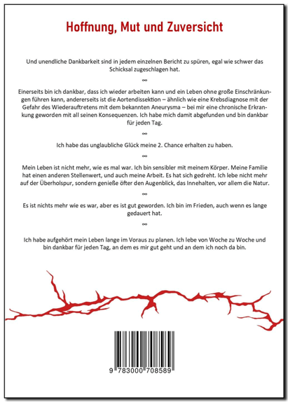 Buchrücken Gerissen Leben mit einer Aortendissektion