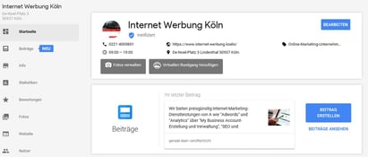 Google Unternehmensprofil