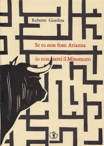 copertina con stampa tipografica a due colori e linoleografia originale
