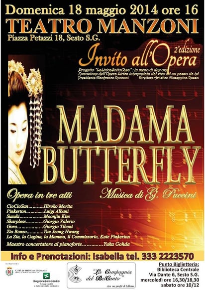 Manifesto Madama Butterfly