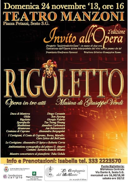 Manifesto Rigoletto