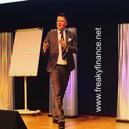 freaky finance, Immopreneur Kongress 2017, Hauptbühne, Darmstadtium, Rudi Brauner auf der Bühne