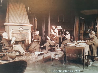 Baron Max de la Vernette et sa famille