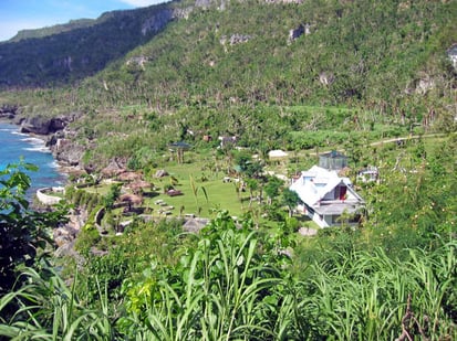 旧日本軍の慰安施設だったという建物