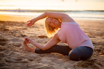 Yoga on the Beach Cornwall