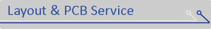 Grafiklink zu Layout- und PCB-Service mit Leiterplattenentwurf und PCB Leiterplatten Service
