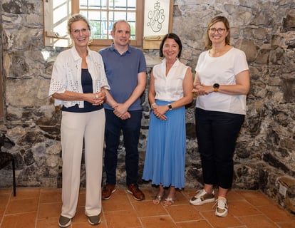 Medienakademie 2023: Claudia Schanza, Marco Ackermann, Carmen Dahl, Annemarie Kramser