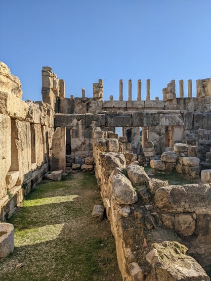 Die Ruinen von Iraq Al Amir