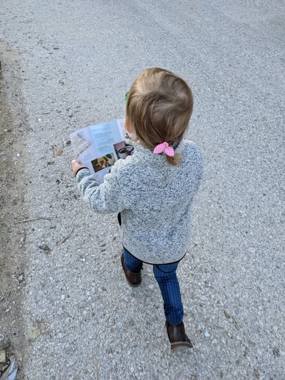 Johanna und ihre "Schatzkarte"