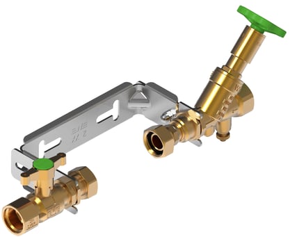 Wasserzählerbügel, Zählerbügel, Wasserzähler, Kamstrup, GWF, Hausanschluss, Wasserinstallation, 