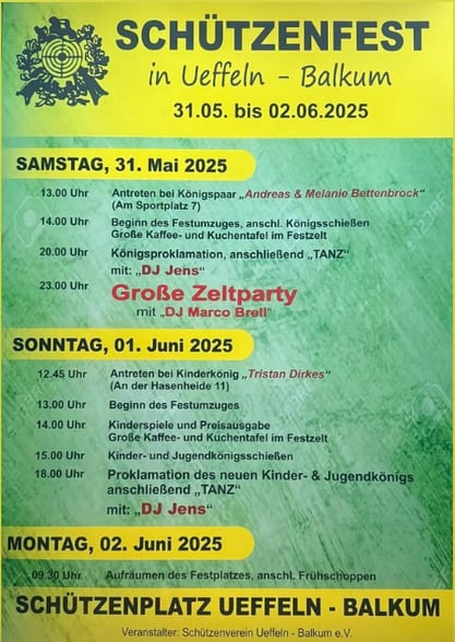 Foto: Schützenverein Ueffeln-Balkum e. V.