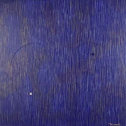 WARP SPEED 3   652mm*652mm   S15   2020 acrylic on canvas, wood