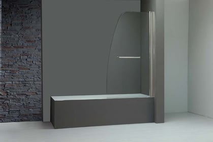 Mampara de baño frontal de una hoja pivotante