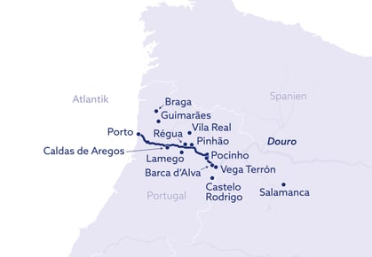 Routenverlauf ©nicko cruises Schiffsreisen GmbH