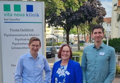 v.l. Dr. Hannes Horter, Liane Wellpott, Patrick Knötzsch