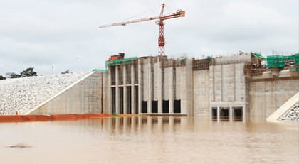 Est-Cameroun : Barrage de Lom-Pangar contruit de 2012 à 2016