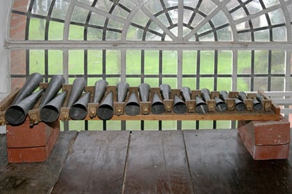 Einzelne Orgelpfeifen