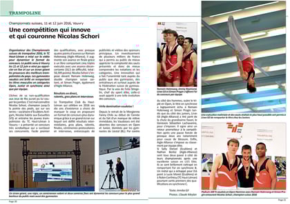 Revue GYM de septembre 2016