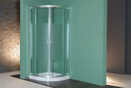 Mampara de ducha Rody semicircular