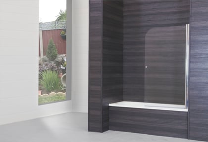 Mampara de baño de una hoja pivotante