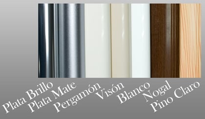 Colores mamparas ducha frontales