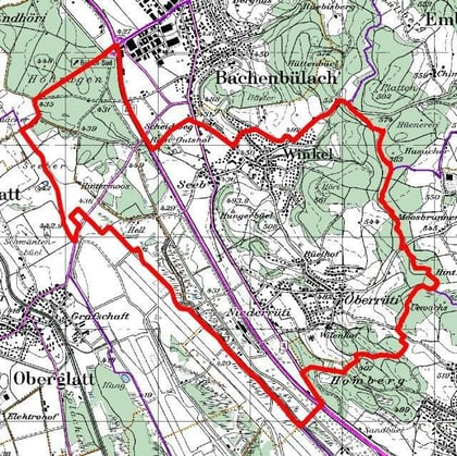 Jagdrevier Winkel Quelle: Jagdverwaltung Kt. ZH