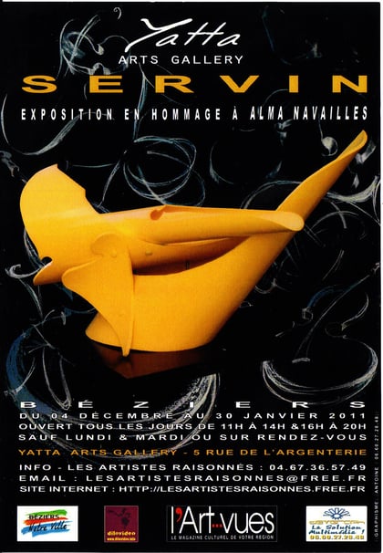 Expo SERVIN Galerie YATTA  Béziers 2011