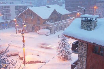 Tiefer Winter in Val d'Isère