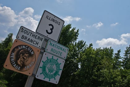 Die Great River Road begleitete uns meilenweit durch die Staaten Iowa, Illinois, Kentucky, Arkansas, Missisippi und Louisiana