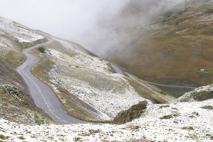 Col du Galibier ... der erste Schnee im September