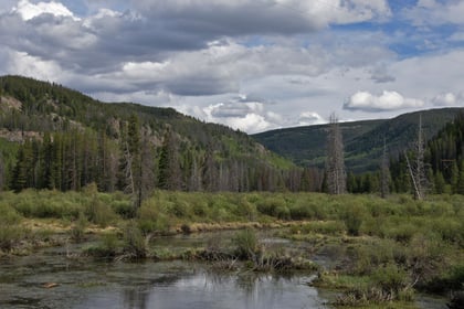 Am Aufstieg zum Independencepass ...