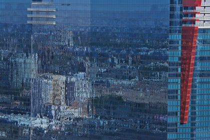 Las Vegas ... eine Traumwelt ...   (Ausschnitt einer Hotelfassade)