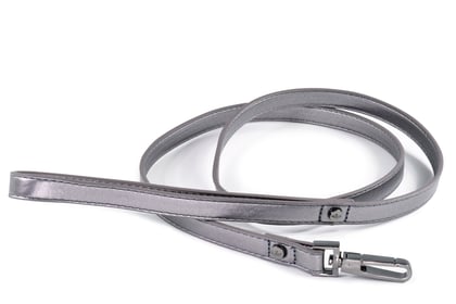 Hundeleine glänzend Shine Titan Grau Milk and Pepper