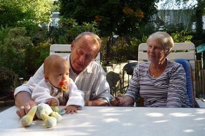 Oma-/Opa-Tag bei Tina