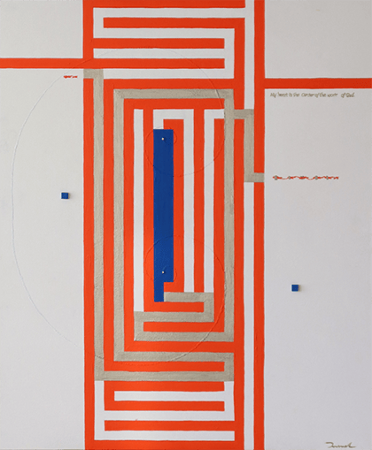 THE ANSWER  3   606mm*727mm   F20   2022  acrylic on canvas, wood