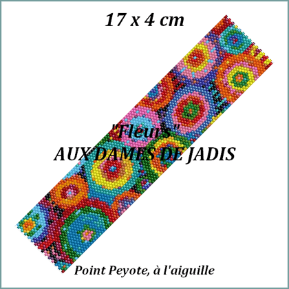 fleurs abstraites-fleurs-picture-pattern-tapis-tapestry-miyuki-delica-seed beads-DIY-peyote-loom-even count-instant downlaod-auxdamesdejadis.com 