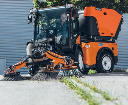 Kugelmann sweeper-suction combination