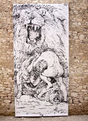 Hercule et le Lion de Némée