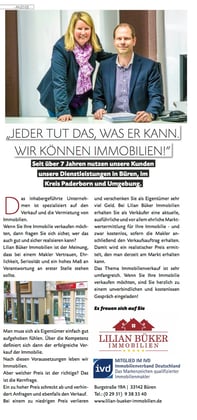 Wir im HOCHGLANZ Magazin im Bürener Teil.