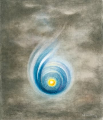 HOFFNUNG 1989, Öl auf Leinwand, 60 x 70 cm